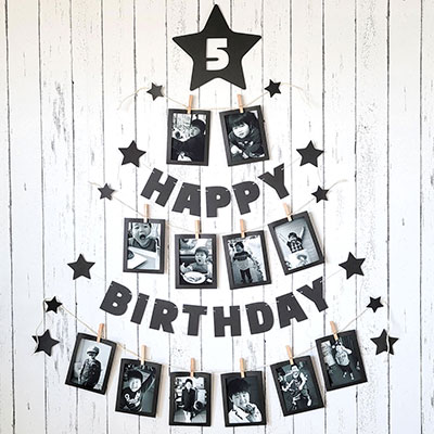 誕生日の飾り付けで大人シンプルでおしゃれなおすすめ人気プレゼントランキングocruyo オクルヨ