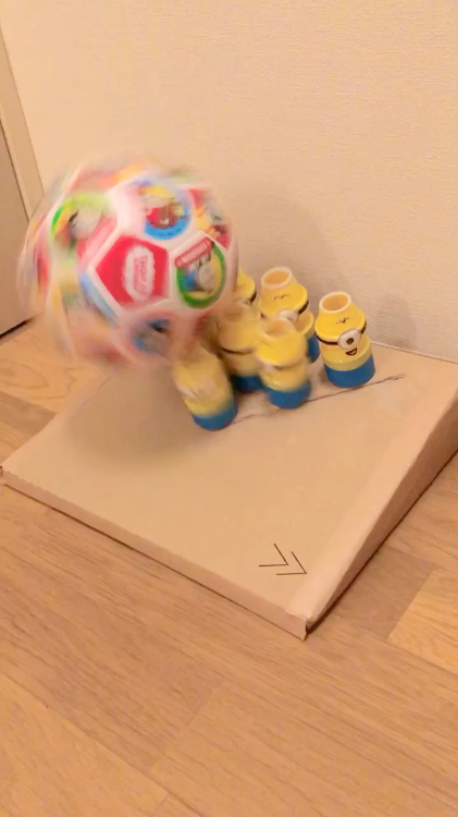 ダンボール工作 ボーリング宇都宮市放課後等デイサービスグローバルキッズメソッド峰店