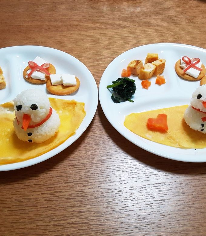 サンタさん＆トナカイウインナーのクリスマスワンプレート＊レシピ: momo's obentou＊キャラ弁 Powered by ライブドアブログ