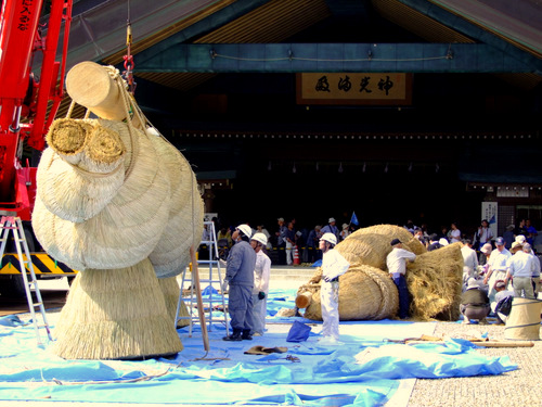 日本一の大しめ縄 しめ縄 福岡 日本一の写真素材 - PIXTA