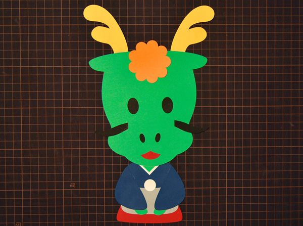 壁面飾り 干支 辰年 竜 龍 新年 お正月