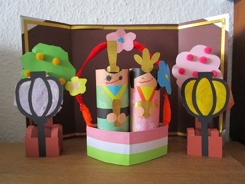 トイレットペーパーの芯と折り紙で工作★簡単！ひなまつり★おしゃれでかわいい雛人形の作り方★おひなさまの飾り付けに♪3月3日は楽しいひなまつり〜桃の節句♪初節句★reuse.recycle★