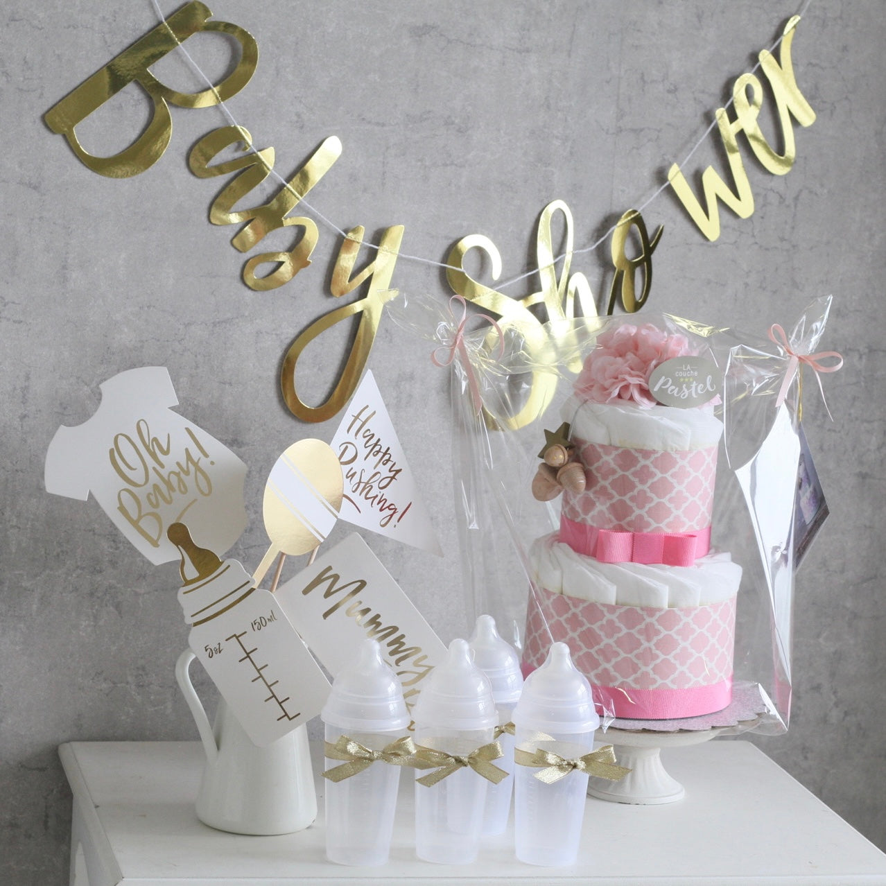 ベビーシャワー 飾り セット ジェンダーリビール パーティー 飾り付け 出産 性別発表 バルーン ガーランド 赤ちゃん ベビーシャワーセットregalo