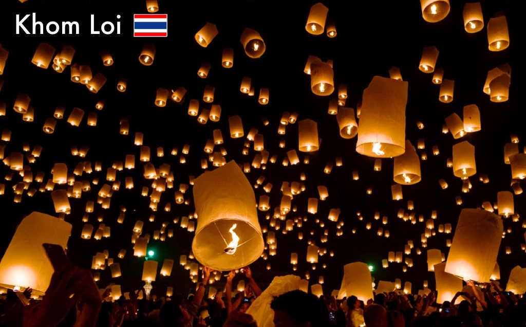 コムローイ祭り用語集英語 タイ語表記 ゆかり@旅パレット🎨