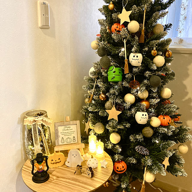 ダイソー ハロウィンツリーの商品を使ったおしゃれなインテリア実例RoomClip ルームクリップ