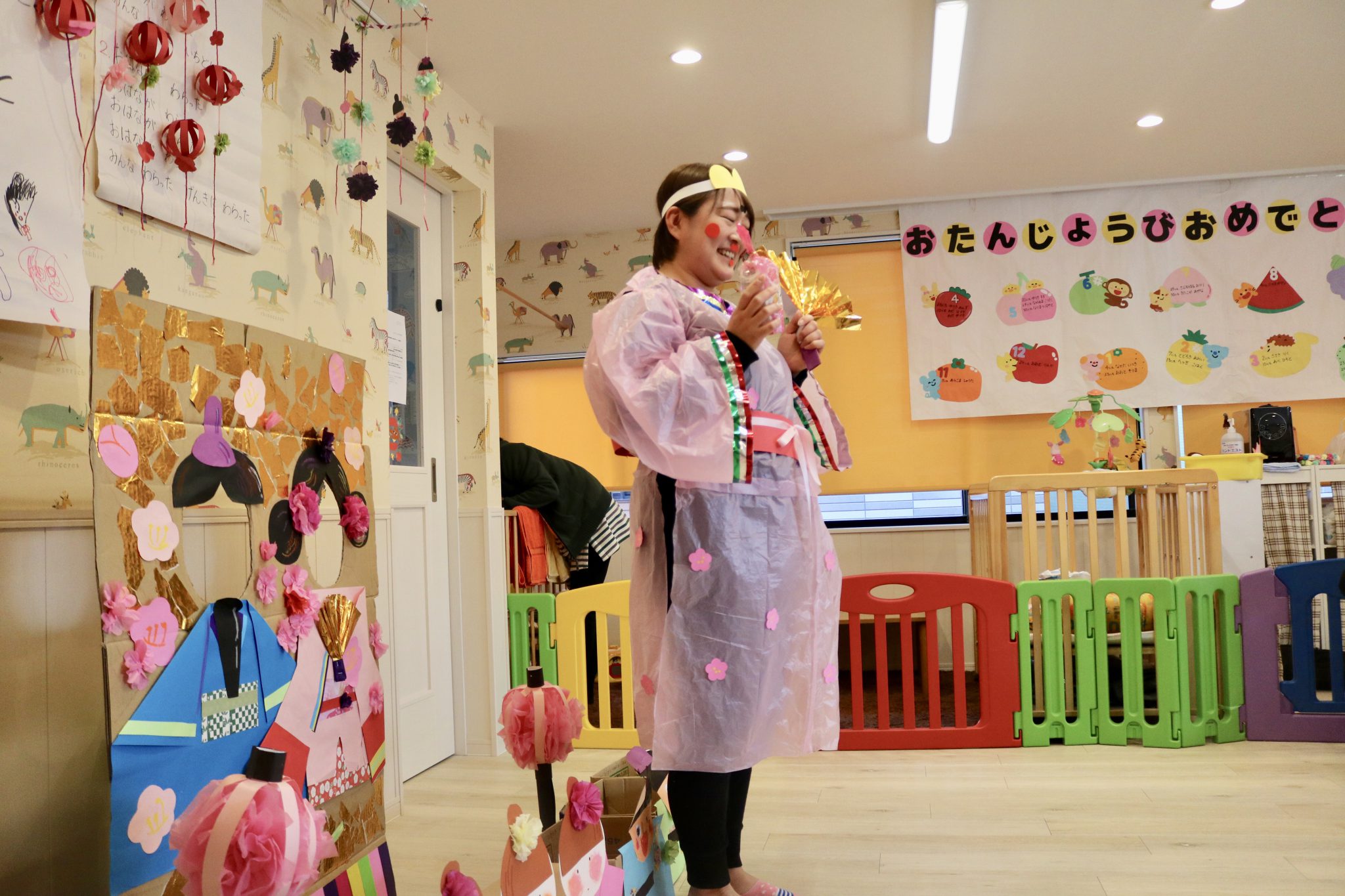 ひな祭り会を行いましたとみよ保育園