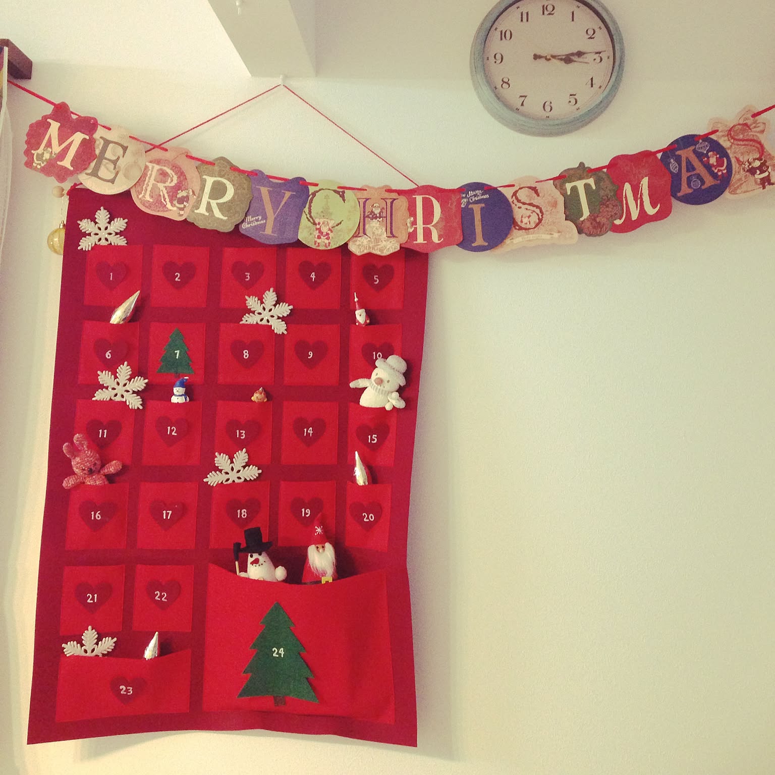 折り紙で簡単かわいい！アドベントカレンダーを子供と手作りしよう！ - 100円ママ〜100均大好きママのお役立ち情報