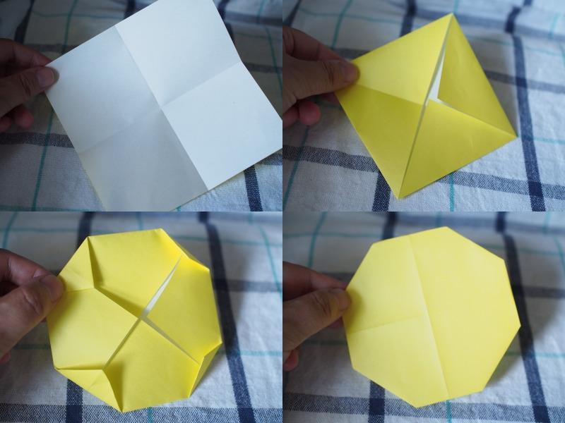 A 折り紙 お月見リース ★ ハンドメイド 壁面飾り 秋 和室 フレーム