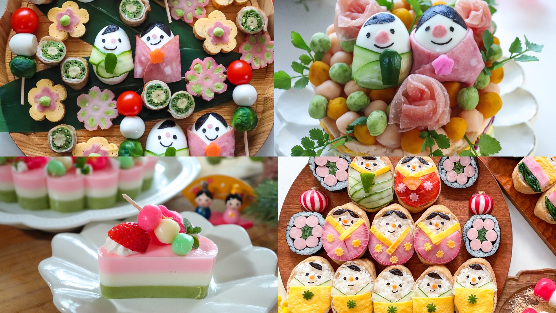 子供が喜ぶひな祭りメニュー♪メインはやっぱりキャラ寿司で決まり♡ - SnapDish Food Camera