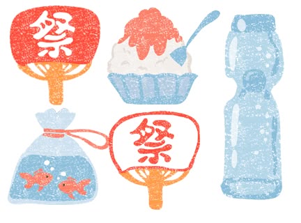 夏祭りイラスト無料素材イラストプラザ