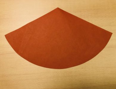 クリスマス折り紙 サンタさんの帽子 How to make origami 「Santa claus hat」