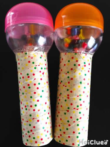 紙コップで作ったハンドベルで楽器あそびつづる