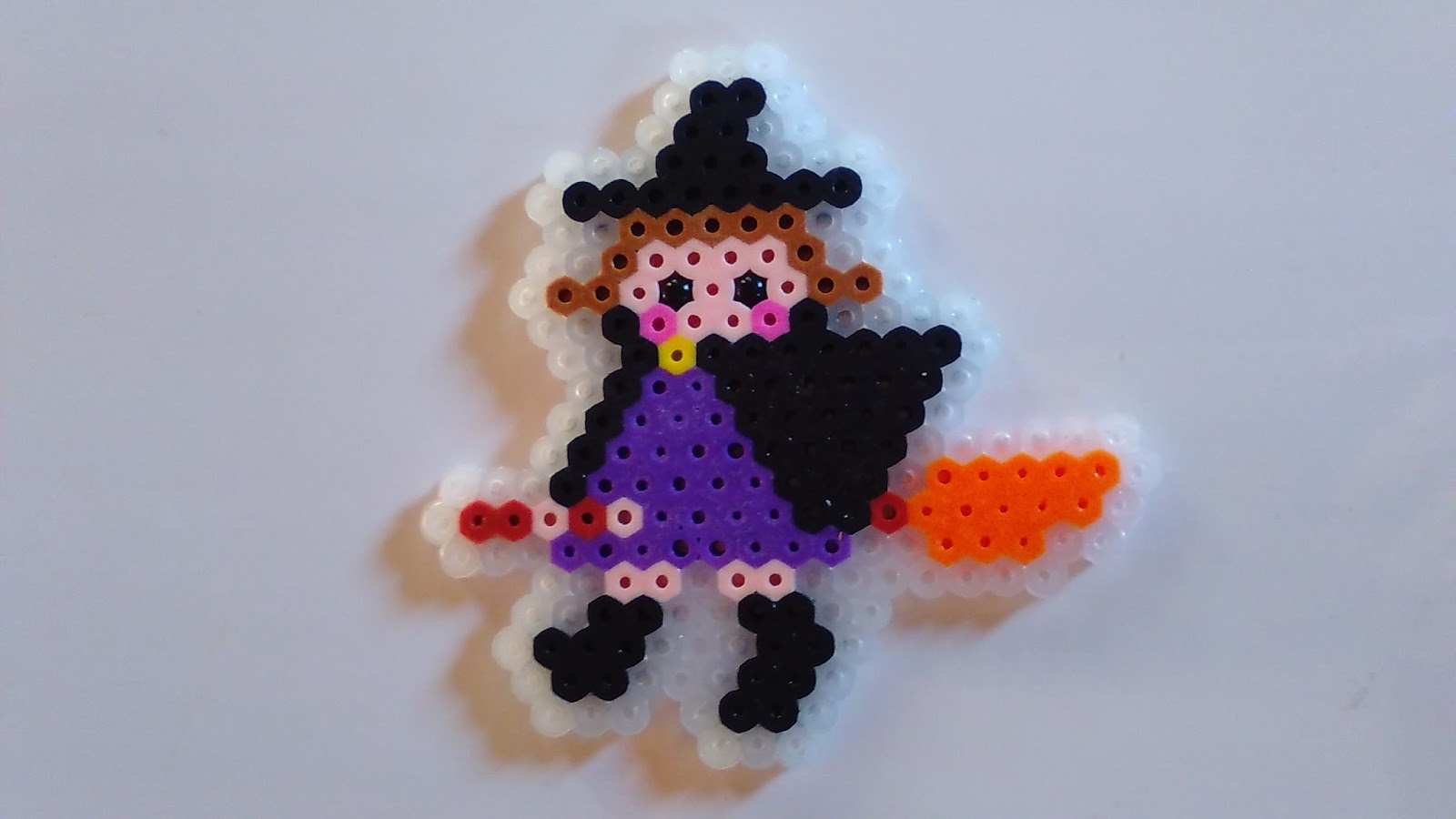アイロンビーズ図案 ハロウィンなピカチュウアイロンビーズ@MI-YU☆