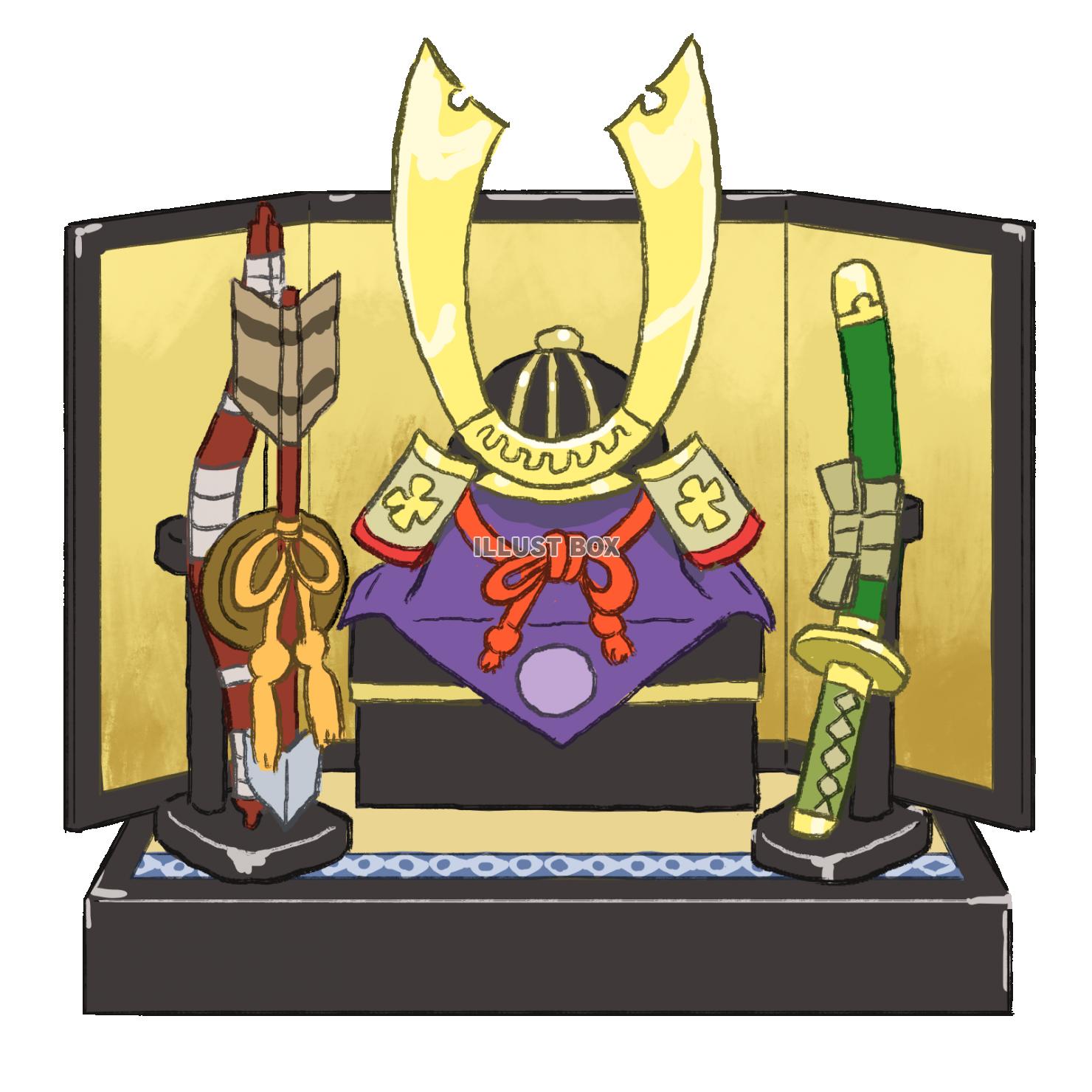 五月人形のイラスト高品質の無料イラスト素材集のイラサポフリ