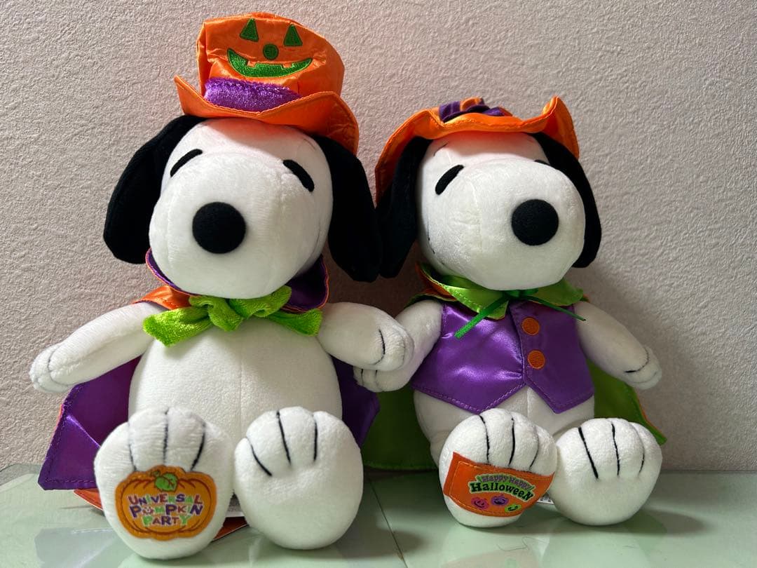 50周年マスコットセットとUSJのスヌーピーとチャーリーのマスコットセット USJ - ユニバ ハロウィン