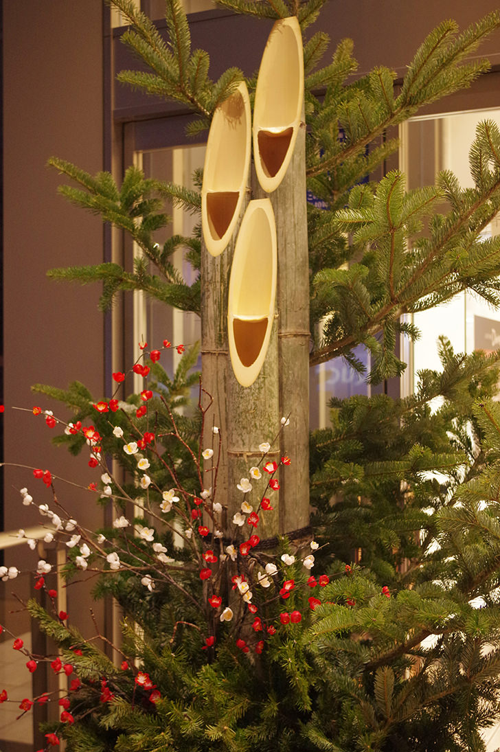 お正月のライン線イラストのフリー素材イラストイメージ