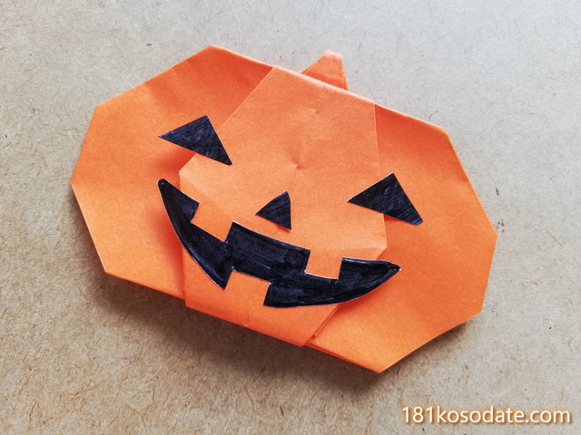 ハロウィン 折り紙簡単 可愛い 飴 あめ 折り方かぼちゃ コウモリ ドクロ キャンディ Origami Candy