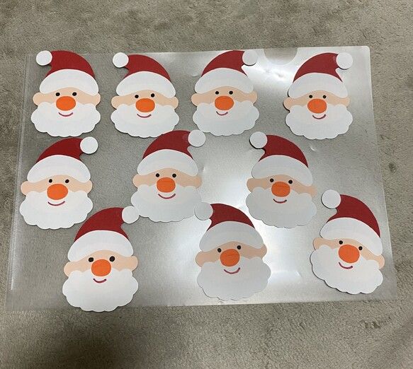 壁面飾り サンタ&トナカイ5組 保育園フリマアプリ ラクマ
