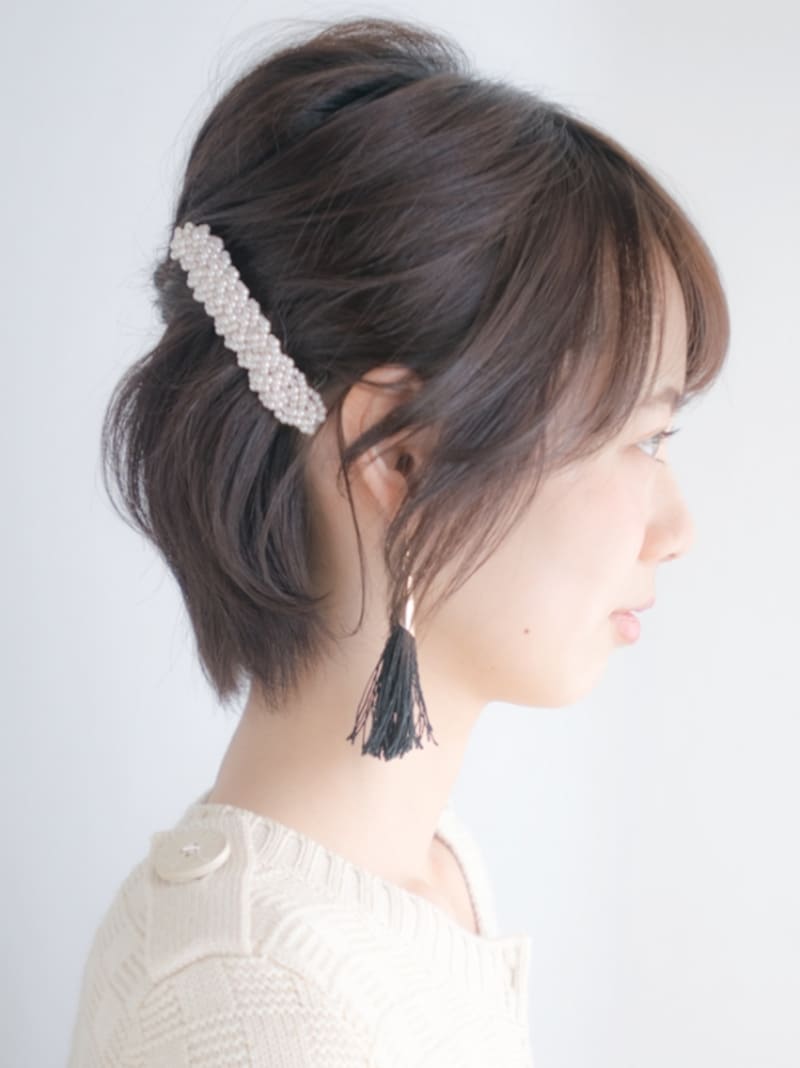 ショートヘアにおすすめアレンジテク 14の例 短い髪でもできて簡単！美的.com