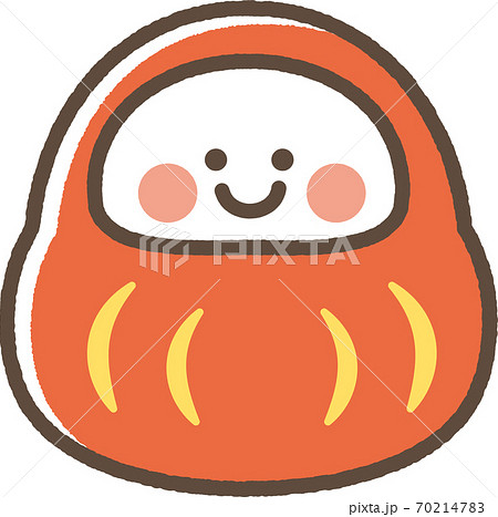 イラスト」トラ・だるま・鯛などが描かれた正月飾りbizocean ビズオーシャン