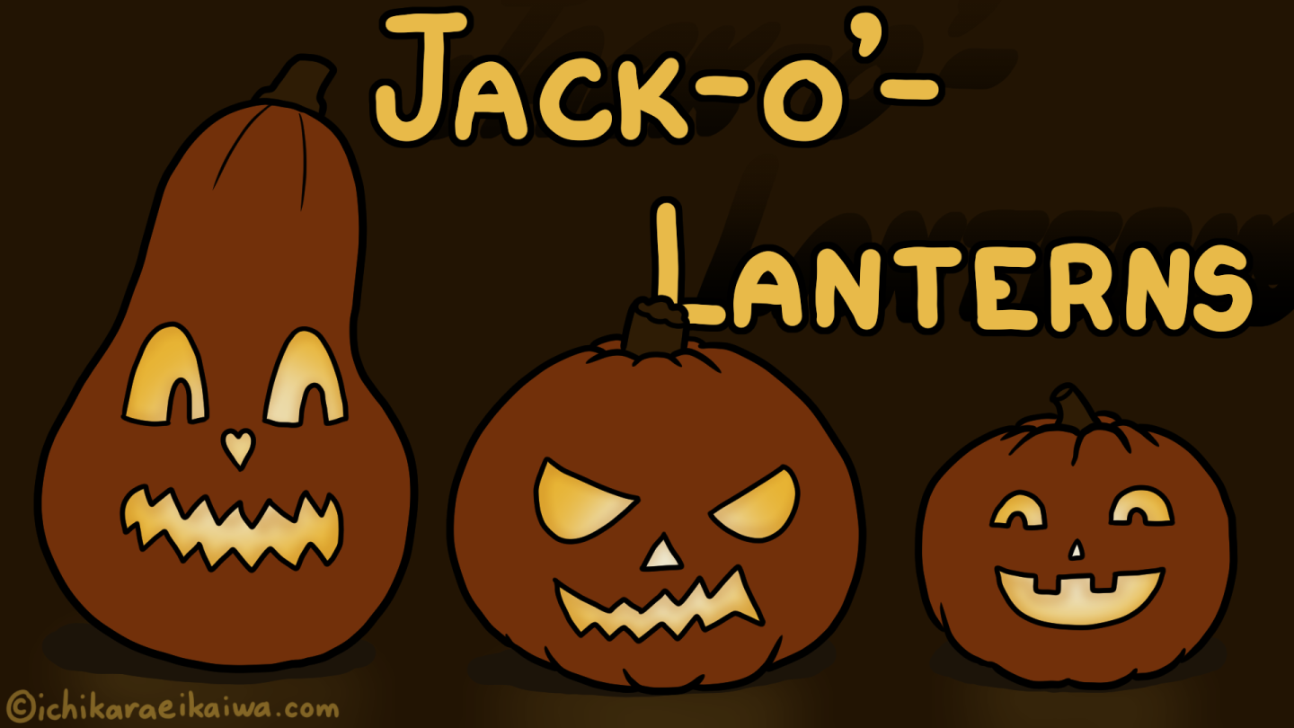 JACK-O'-LANTERNの作り方えいごえほんの森