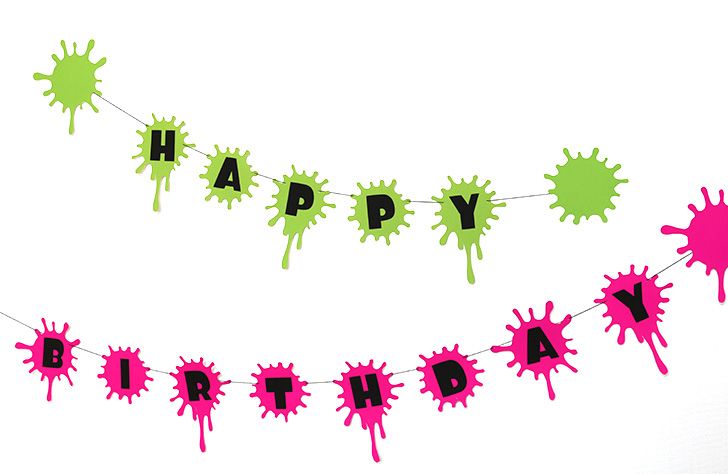 スプラトゥーン3風☆お誕生日の飾り付けSaya's Happy DiaryCarpe Diem