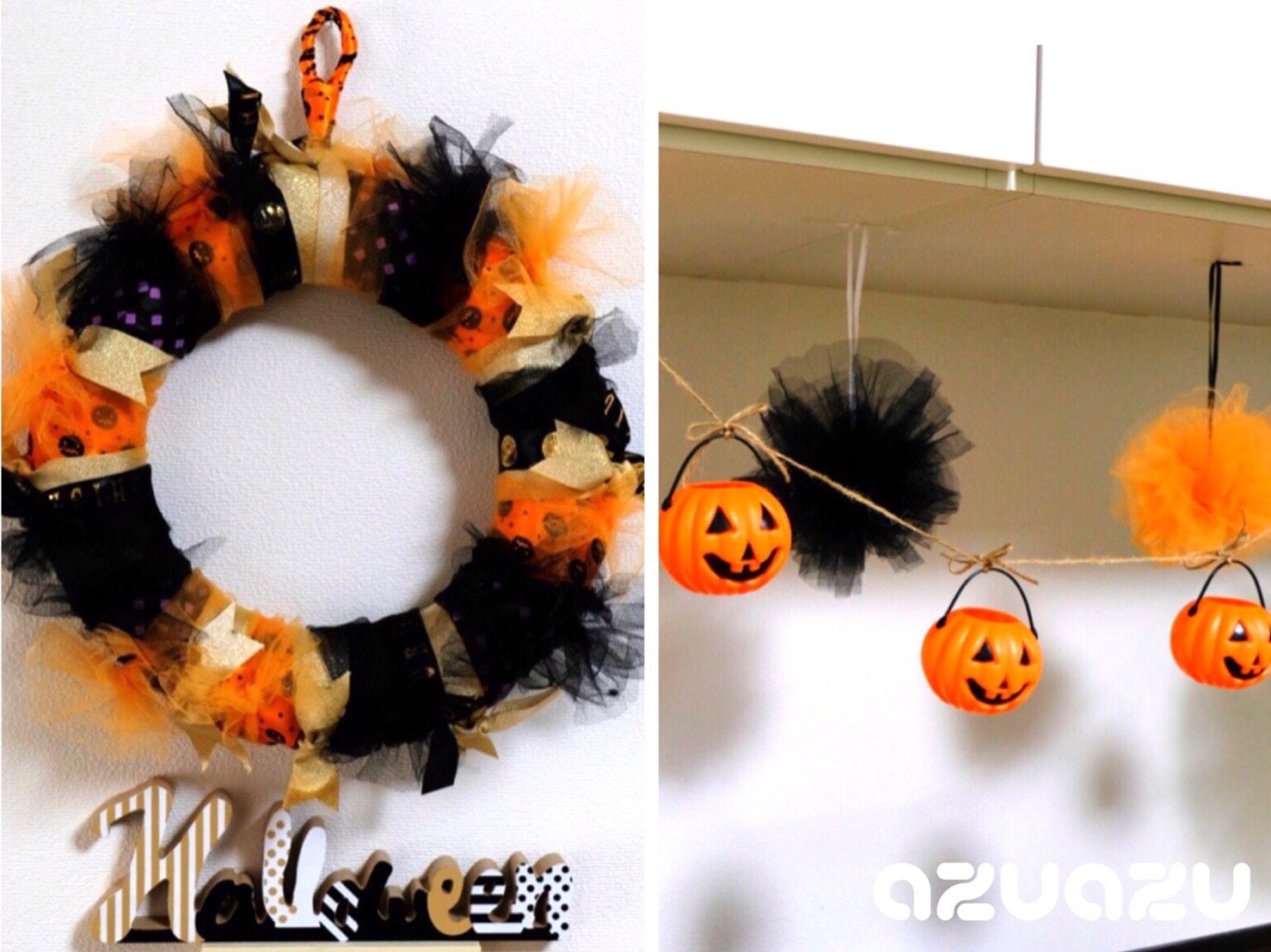 ✻ハンドメイド ヘアゴム リボン ハロウィン✻ ハロウィン特集クラフトショップ ヒント