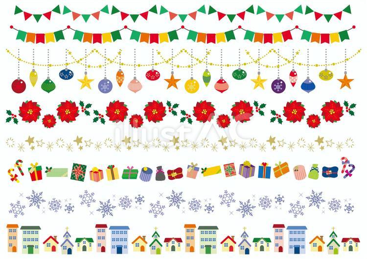 無料イラストのライン「クリスマス」36928素材Good