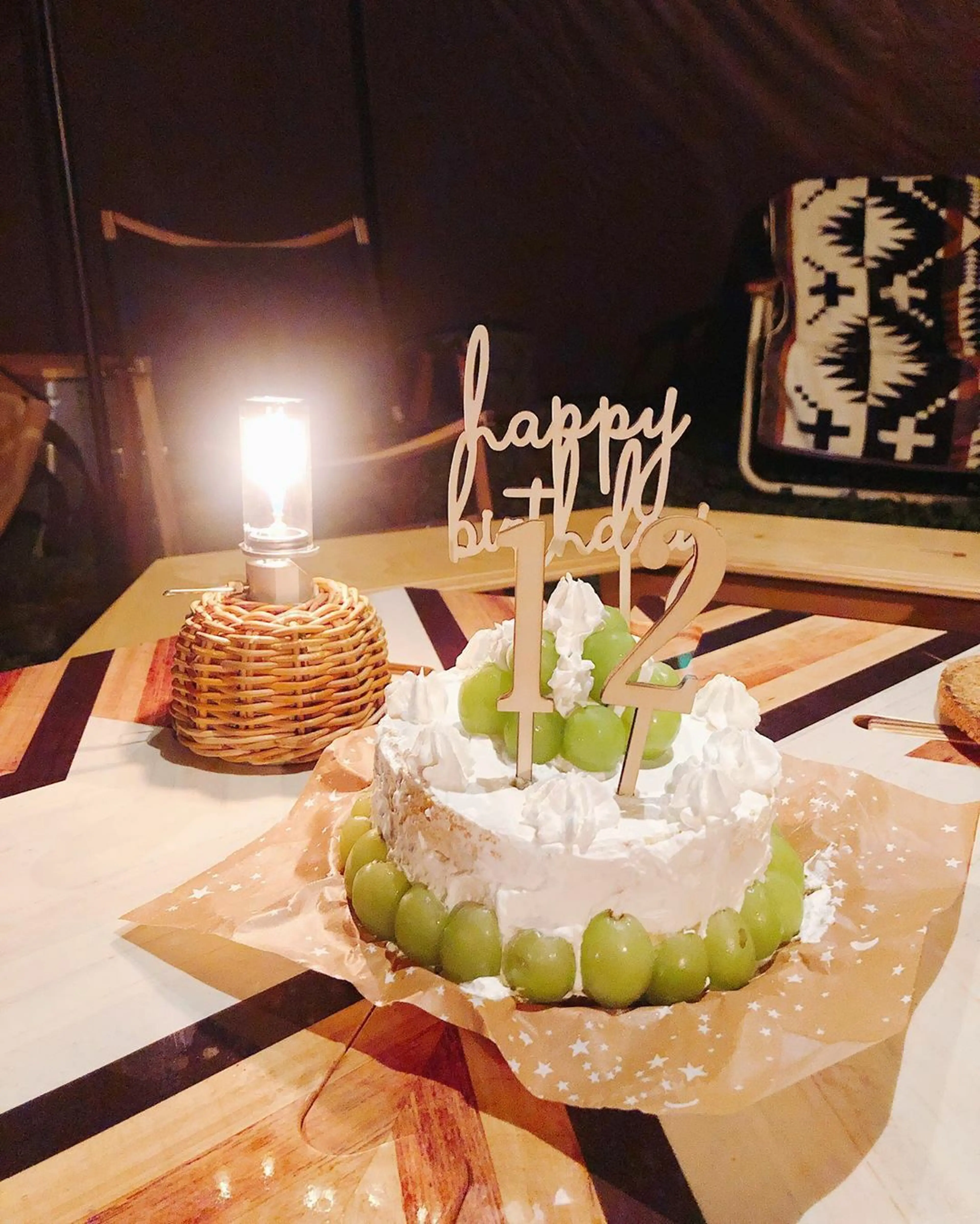 誕生日のアウトドアなチョコケーキ。いつものごはん&おやつ日記