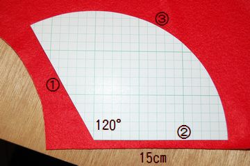 クリスマス製作 サンタ帽子せいさくわぁるど