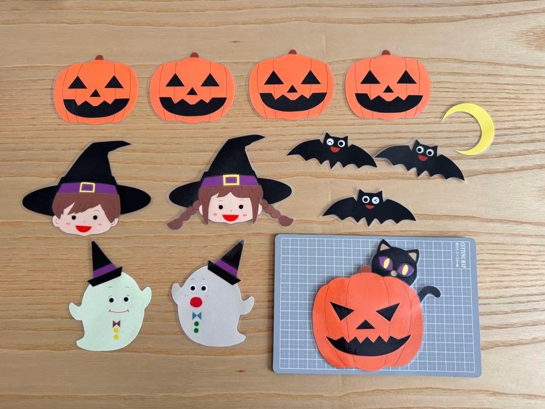 画用紙 ハロウィンの飾り可愛い！ちょうちんの作り方 DIYDrawing paper Halloween decorationcute!Lantern