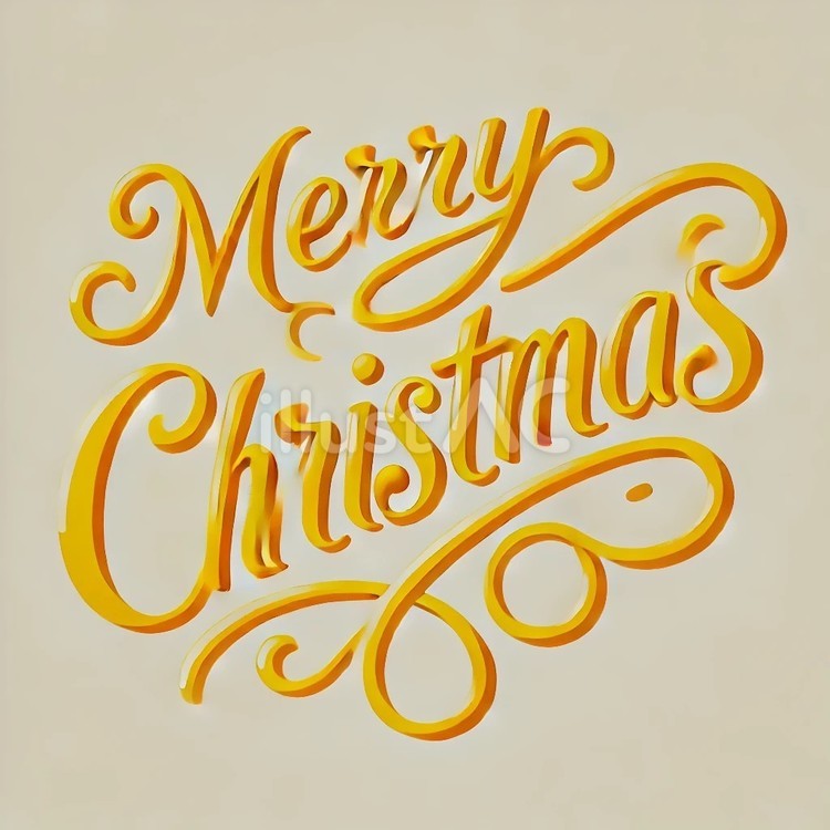 メリークリスマス文字2白黒イラスト - No: 2254337無料イラスト・フリー素材なら「イラストAC」