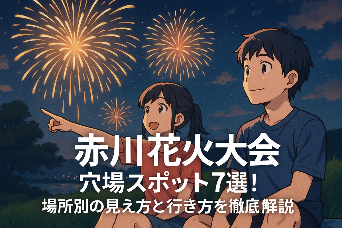 赤川花火大会の穴場スポット徹底ガイド 2025年最新版