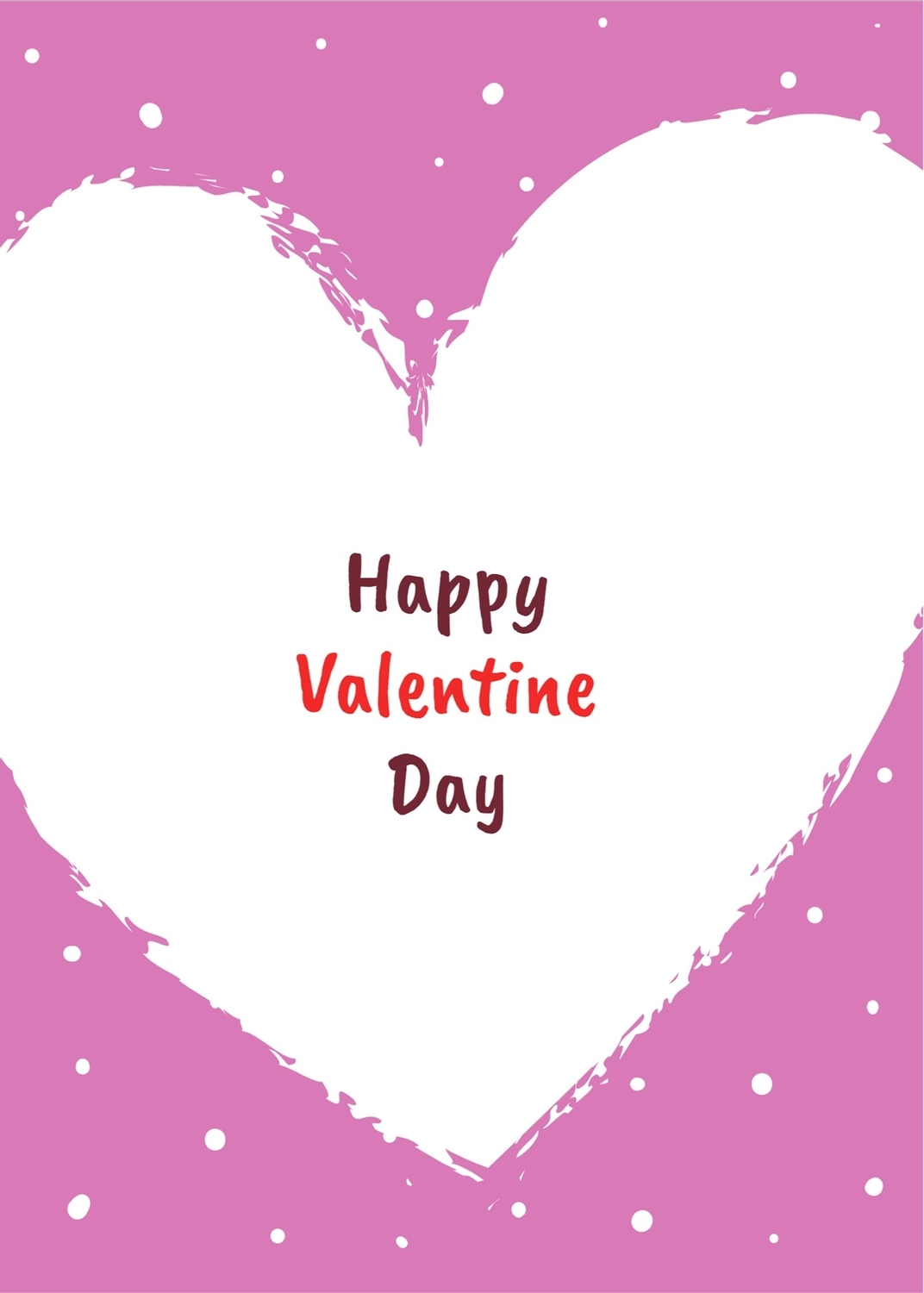 かわいい＆おしゃれなバレンタインデーカードのイラスト・テンプレート素材をダウンロードイラストボックス「プレミアム」テンプレート