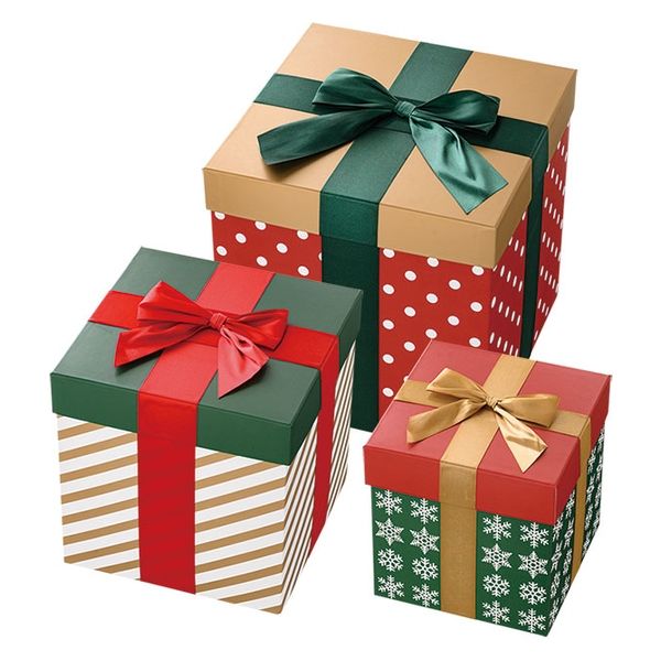 No.08 クリスマス プレゼントボックス レッドAIイラストダウンロード販売D-Lemon