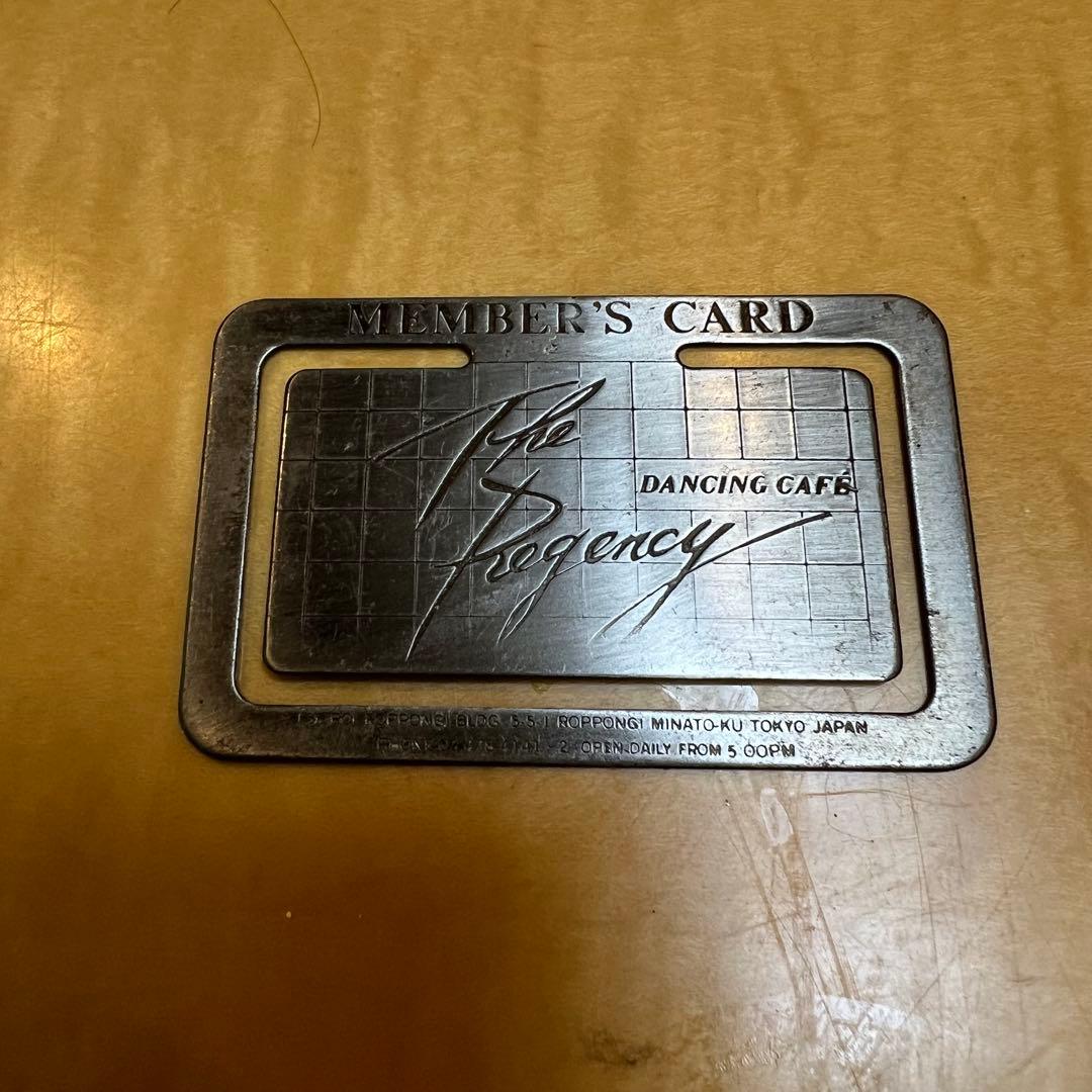 昭和レトロ 六本木 最後の20セント 会員証 キーホルダー 2025年最新 ディスコ会員証