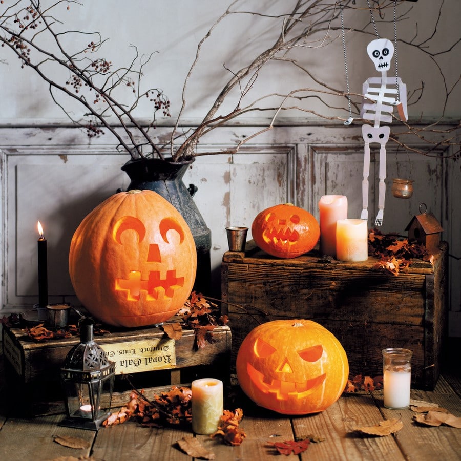 ハロウィンに光るジャックオーランタンを作ろう！お子さまでも型を使えば簡単に作れます。Happy Clay Lab～ ねんどアーティストおちゃっぴ公式Online Shop～