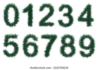 12 10アドベントイラスト 🎄 数字でクリスマスモチーフ➰🎄