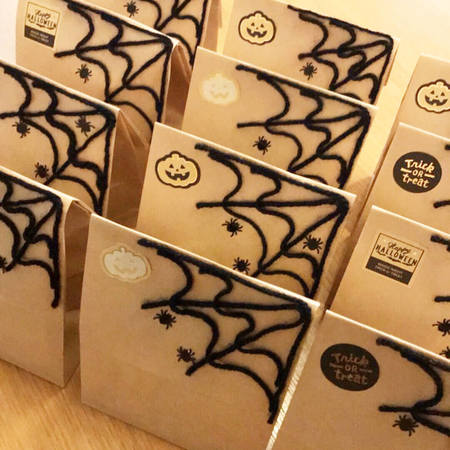 ギフトタグハロウィン ハロウィーン サンキューラッピング 透明袋 ギフトラッピング おしゃれ 大人 かわいい 可愛い 母の日 バレンタインデーホワイトデ