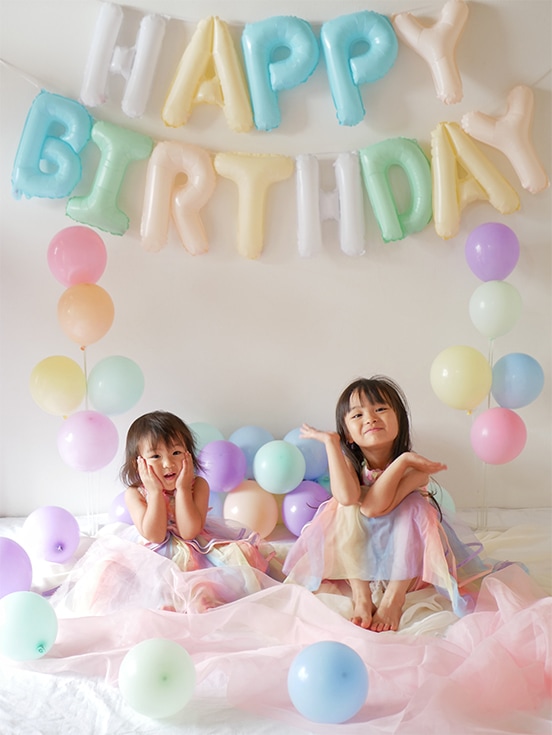 バルーン 風船 アルミバルーンセット HAPPY BIRTHDAY 誕生日 壁飾り ガーランド 321988