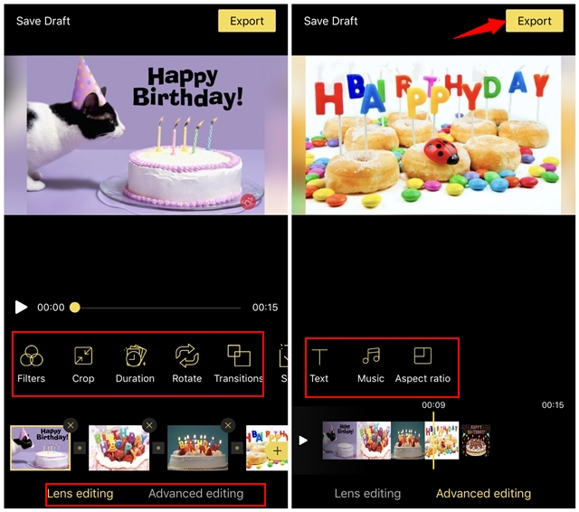 誕生日 動画 テンプレート 無料TikTok