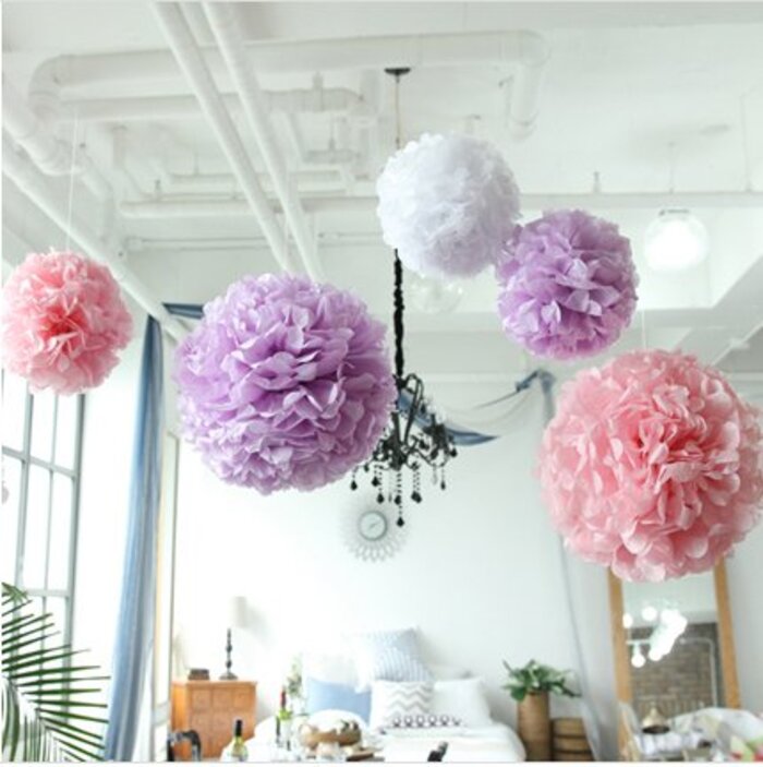 誕生日飾り付け中学生娘 大人っぽくておしゃれなペーパーフラワー＆タペストリーでお祝いをしましたUCHIの平屋