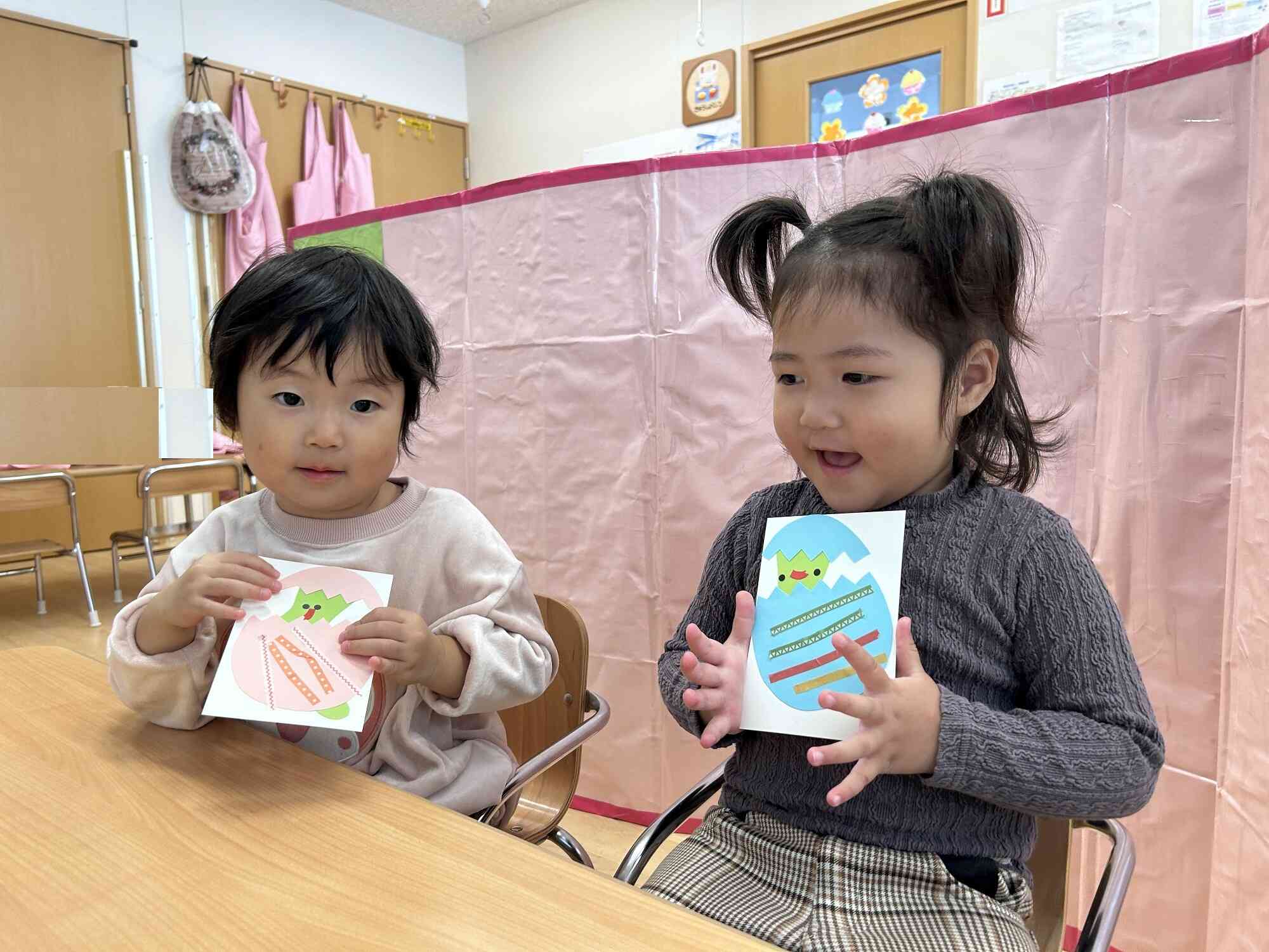 干支へび年年賀状キット２０２５年壁面飾りお正月製作巳年年賀状