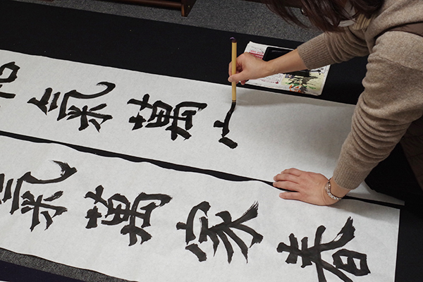 イベントレポ 年頭所感、新春書き初め大会TesTory