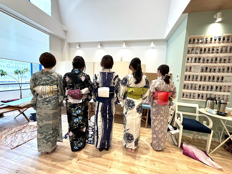 弥生屋 着物・浴衣 雪輪瑠璃紺仕立て上がりS,M, Lサイズ弥生屋オリジナル着物と和装小物