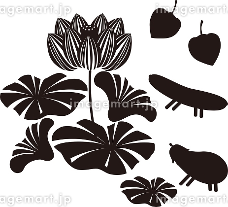 盆提灯 お盆 夏の季節 8月の行事 無料 白黒イラスト素材