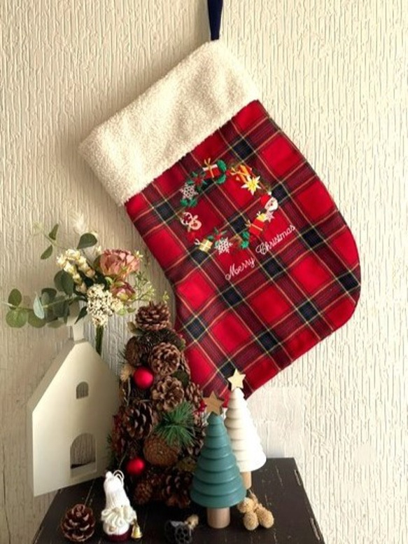 「クリスマス靴下の作り方」子育てにちょうどいいミシン 子育てにもっといいミシン