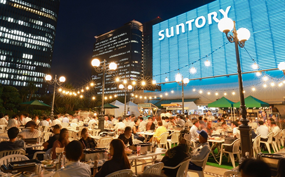サントリービル屋上ビアガーデン」４月２８日 金 オープンサントリーホールディングス株式会社のプレスリリース