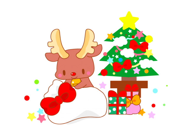 トナカイ クリスマスカード グリーティングカードのイラスト素材3334281- PIXTA
