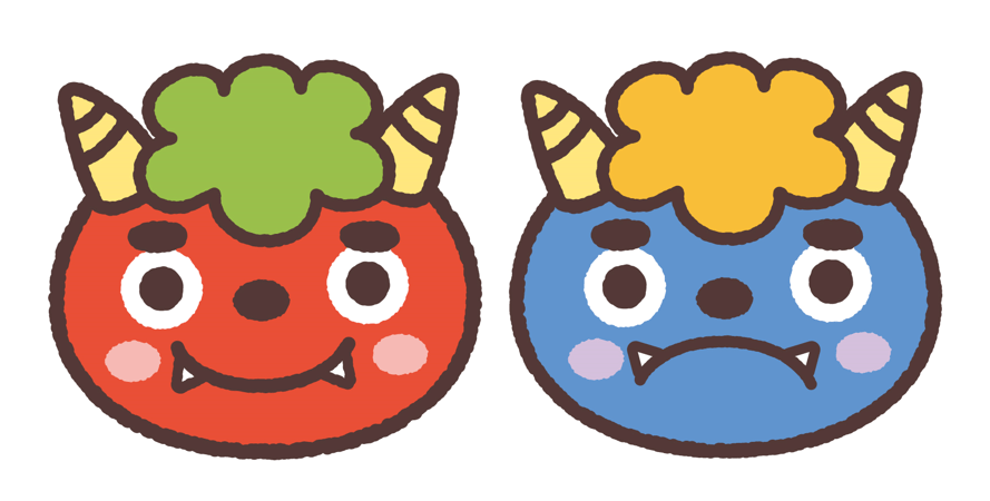 特別な節分に。ちょっとかわいい橙鬼のお面 その他雑貨 ふきの 通販 15228738Creema クリーマ